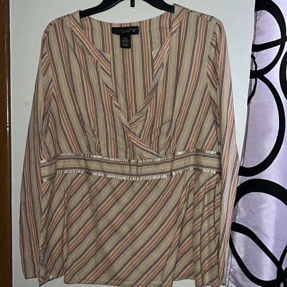 Venezia Striped Blouse size 14/16 - Picture 2 of 8